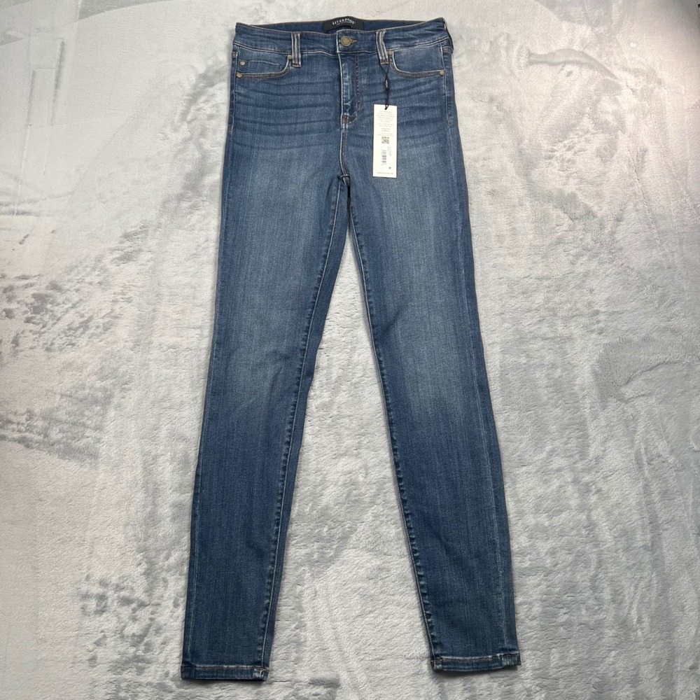 Liverpool Abby Skinny Jeans Women 8/29 Blue Eco High Rise Denim